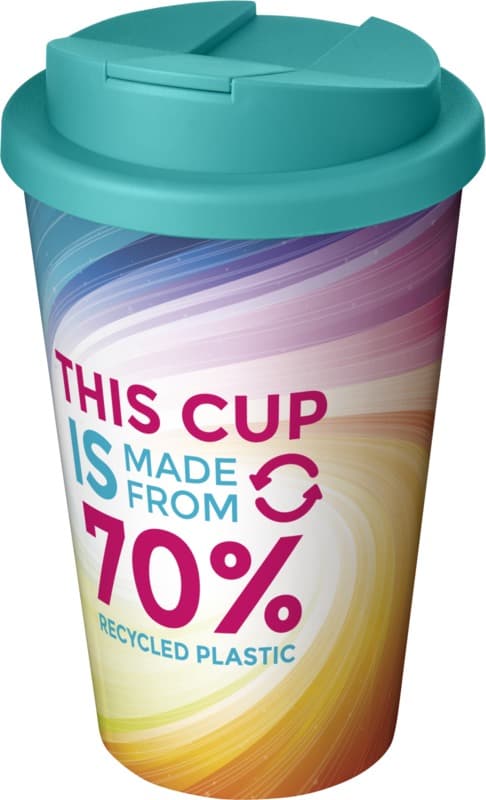 Brite-Americano® Eco 350 ml spill-proof insulated tumbler 25