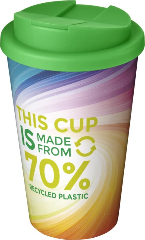 Brite-Americano® Eco 350 ml spill-proof insulated tumbler 21