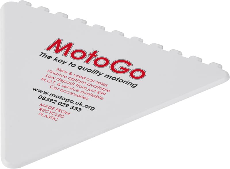 Frosty triangular recycled plastic ice scraper 3