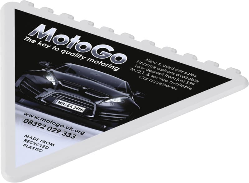 Frosty triangular recycled plastic ice scraper 4