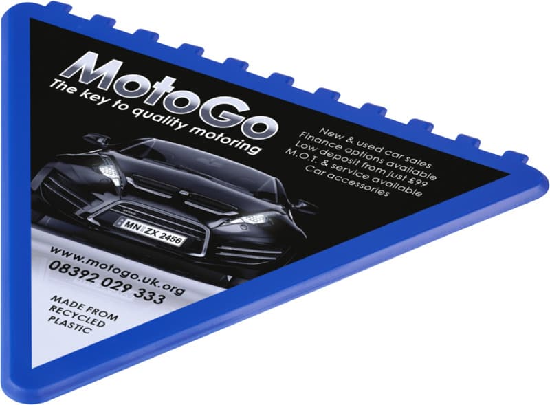 Frosty triangular recycled plastic ice scraper 8