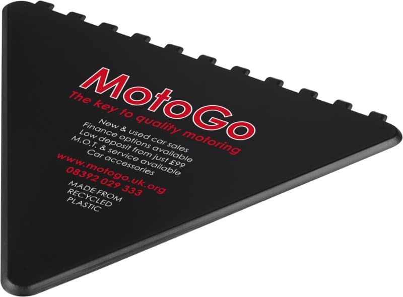 Frosty triangular recycled plastic ice scraper 11