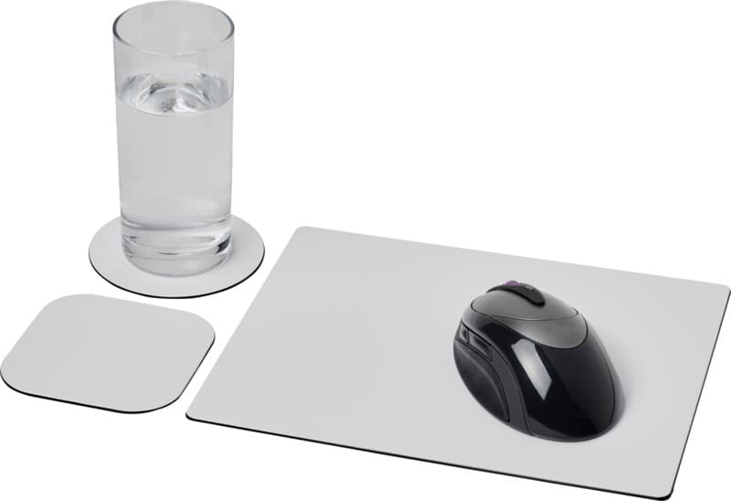 Brite-Mat® mouse mat and coaster set combo 1 1