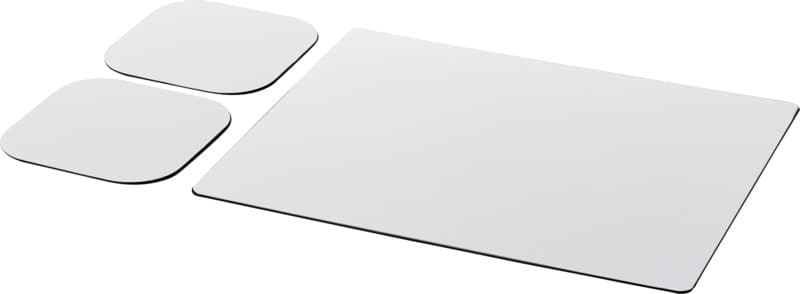 Brite-Mat® mouse mat and coaster set combo 3 5