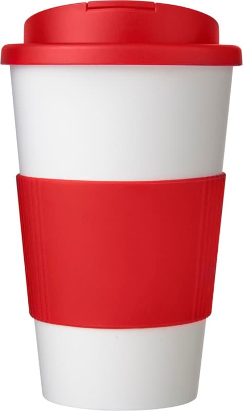 Americano® 350 ml tumbler with grip & spill-proof lid 12