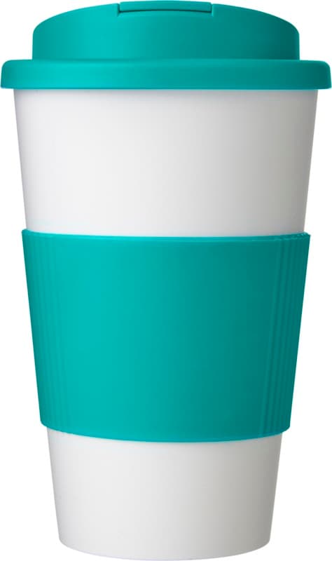 Americano® 350 ml tumbler with grip & spill-proof lid 22