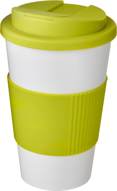 Americano® 350 ml tumbler with grip & spill-proof lid 26