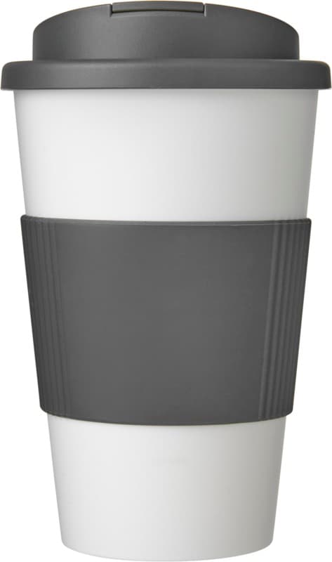 Americano® 350 ml tumbler with grip & spill-proof lid 42