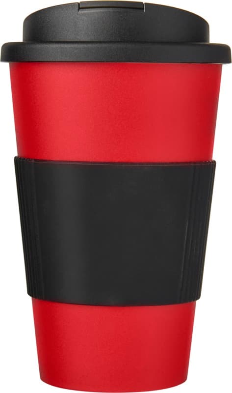 Americano® 350 ml tumbler with grip & spill-proof lid 67