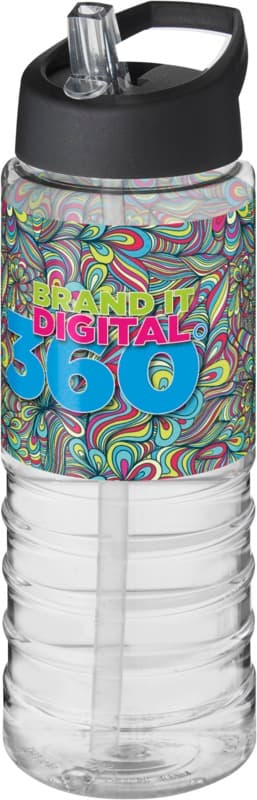 H2O Active® Treble 750 ml spout lid sport bottle 3