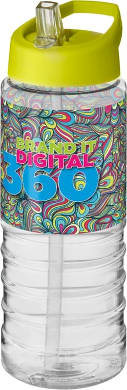 H2O Active® Treble 750 ml spout lid sport bottle 24