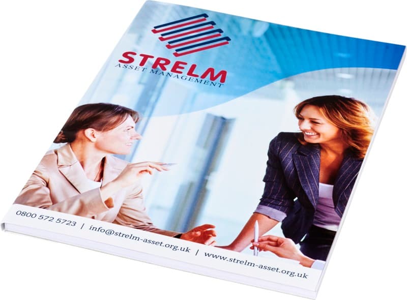 Desk-Mate® A5 notepad wrap over cover 1