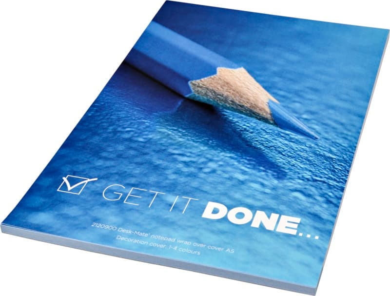 Desk-Mate® A5 notepad wrap over cover 4