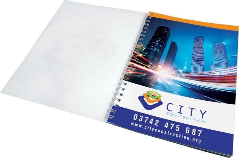 Desk-Mate® wire-o A5 notebook PP cover 5