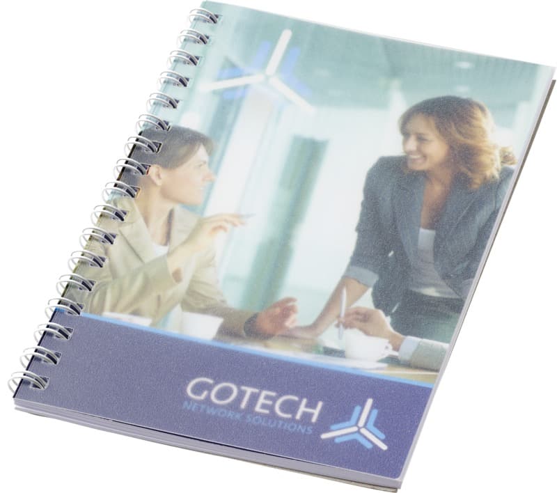 Desk-Mate® spiral A6 notebook PP cover 1
