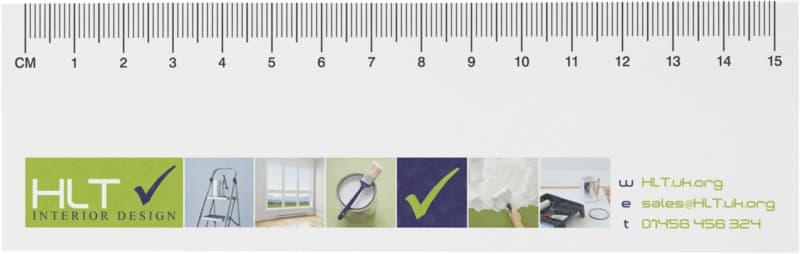 Sticky-Mate® recycled sticky notes with printed 15 cm ruler 5