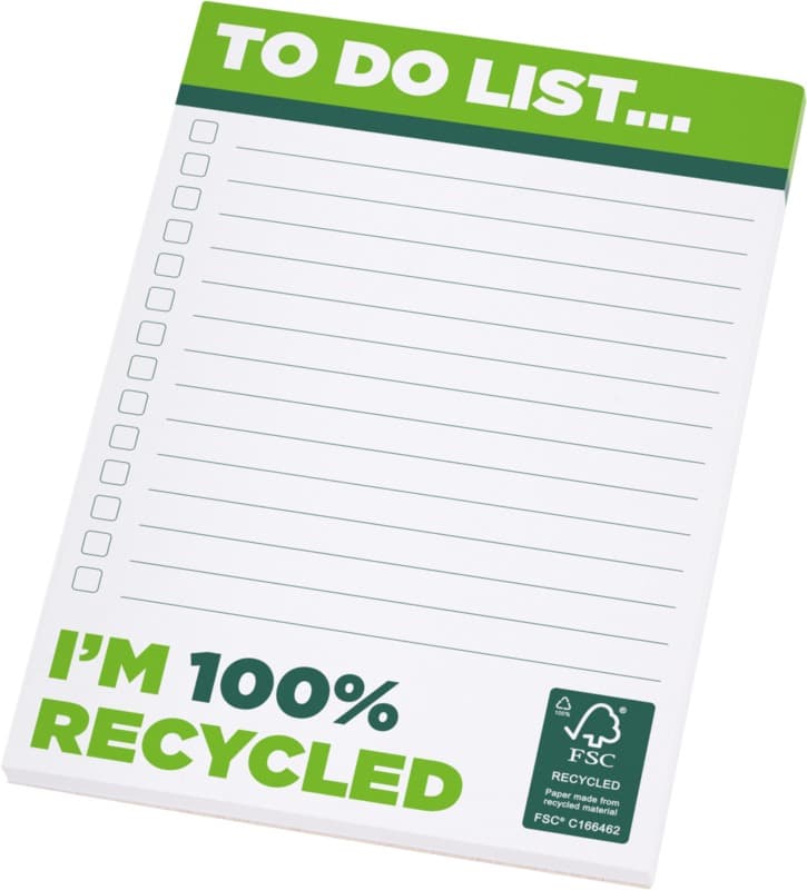 Desk-Mate® A6 recycled notepad 1