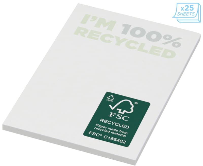 Sticky-Mate® recycled sticky notes 50 x 75 mm  3