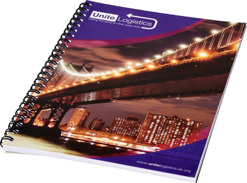 Desk-Mate® A5 spiral notebook with printed back cover 6