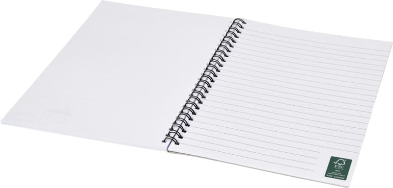 Desk-Mate® A4 spiral notebook with printed back cover 9