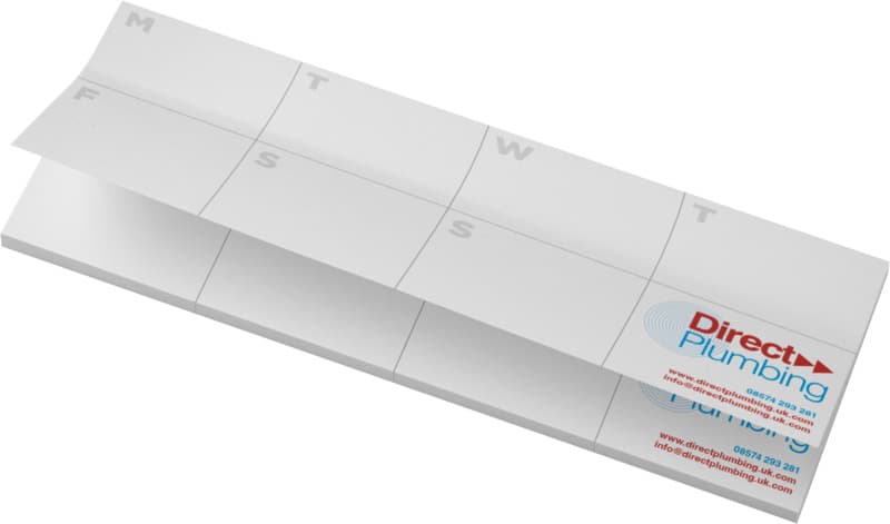 Sticky-Mate® recycled sticky notes with printed planner 1