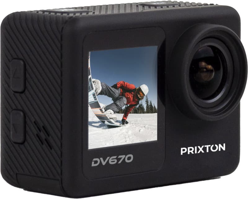 Prixton DV670 4K dual screen action camera 3