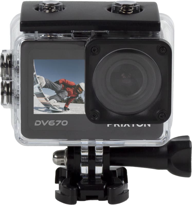 Prixton DV670 4K dual screen action camera 2
