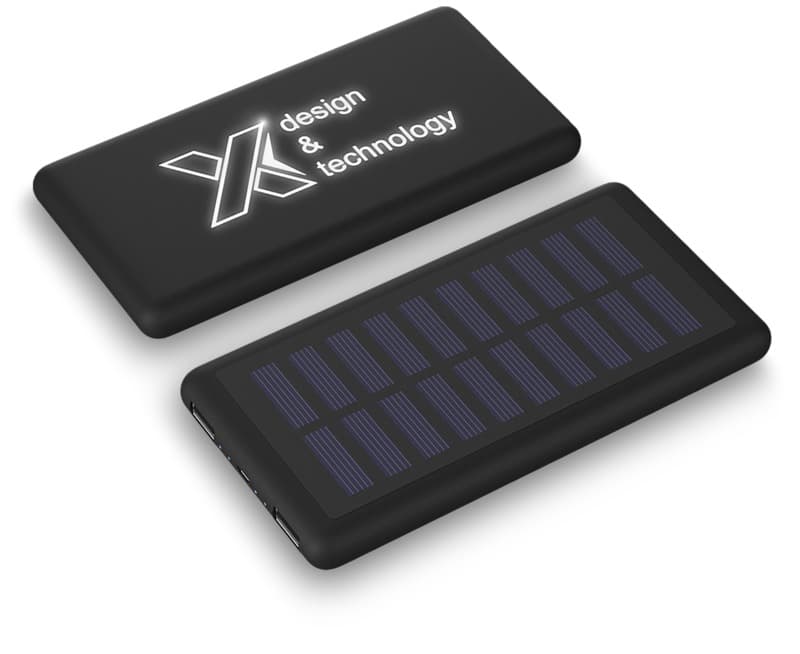 SCX.design P30 8000 mAh light-up solar power bank 1