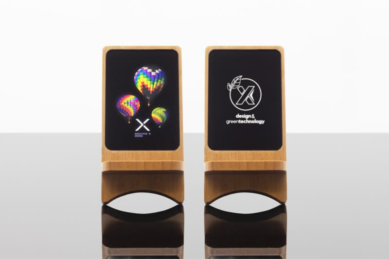 SCX.design W16 15W light-up wireless wooden stand 3