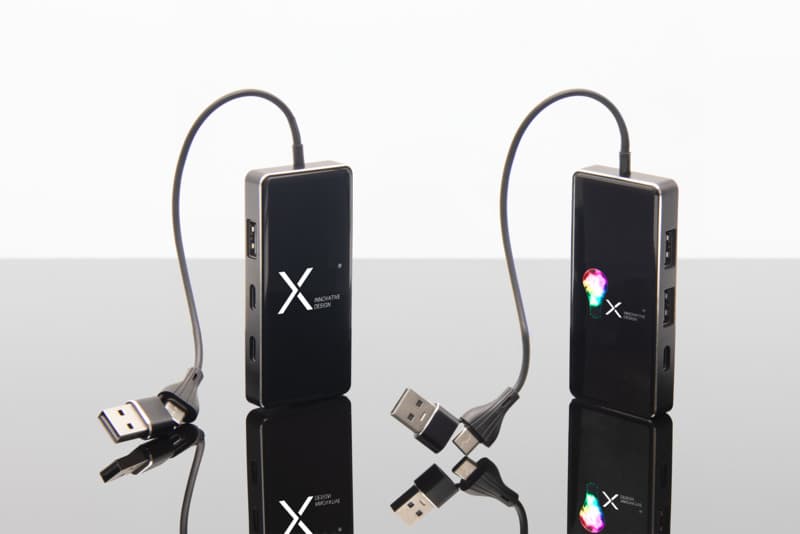 SCX.design H20 8-in-1 USB hub with dual input and 6-ports 7