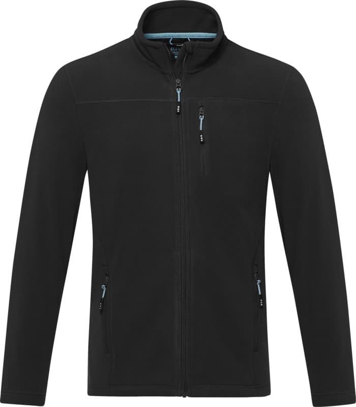 Amber men's GRS recycled full zip fleece jacket 14