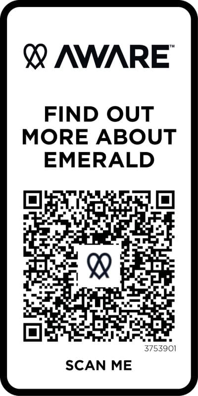 Emerald short sleeve unisex Aware™ recycled polo 5