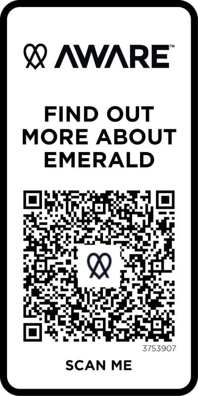 Emerald short sleeve unisex Aware™ recycled polo 13