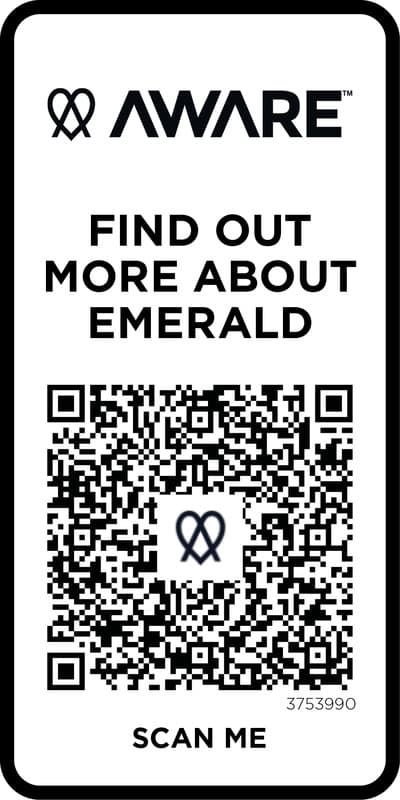 Emerald short sleeve unisex Aware™ recycled polo 29