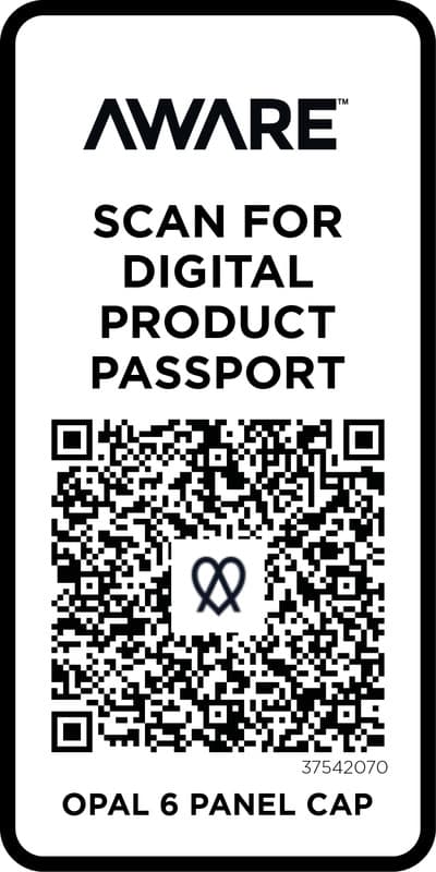 Opal 6 panel Aware™ recycled cap 22