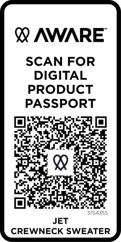 Jet unisex Aware™ recycled crewneck sweater 10