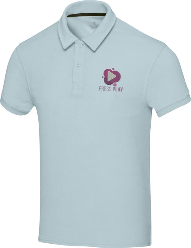 Akoya GRS recycled terry unisex polo 8