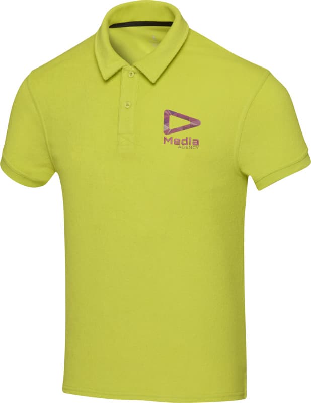 Akoya GRS recycled terry unisex polo 4