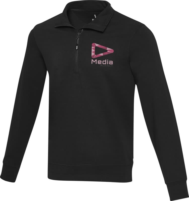 Tin unisex Aware™ recycled quarter zip sweater  21