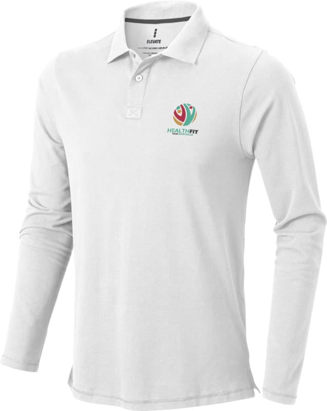 Oakville long sleeve men's polo 8