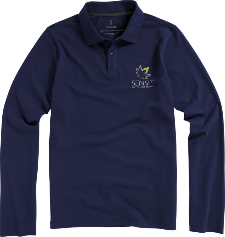 Oakville long sleeve men's polo 14