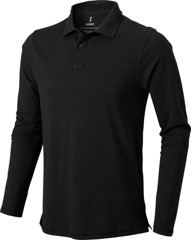 Oakville long sleeve men's polo 17