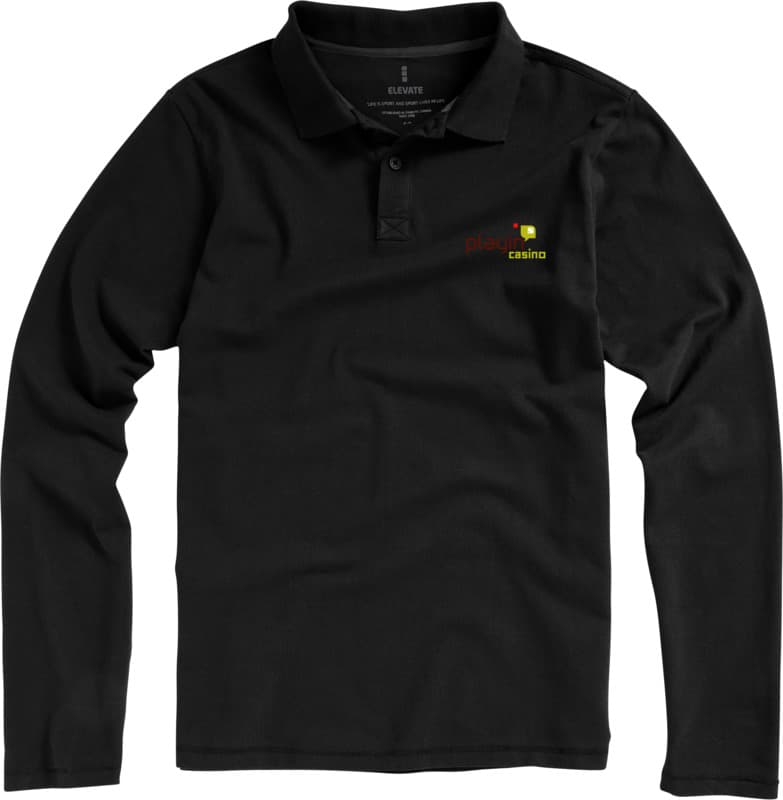 Oakville long sleeve men's polo 22