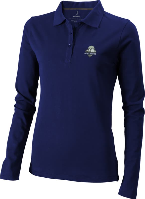 Oakville long sleeve women's polo 15