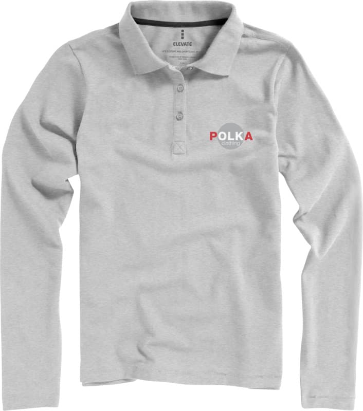 Oakville long sleeve women's polo 21