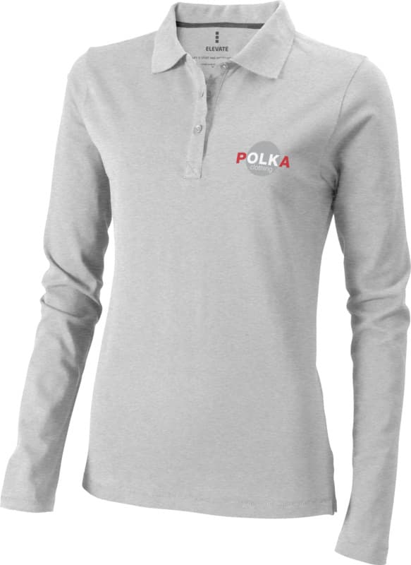 Oakville long sleeve women's polo 22