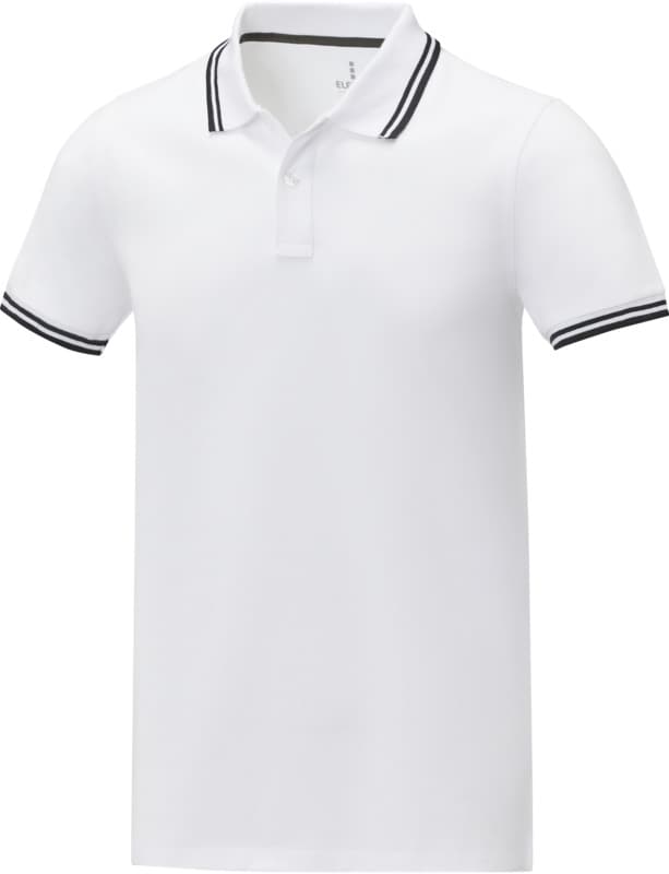 Amarago short sleeve men's tipping polo 1