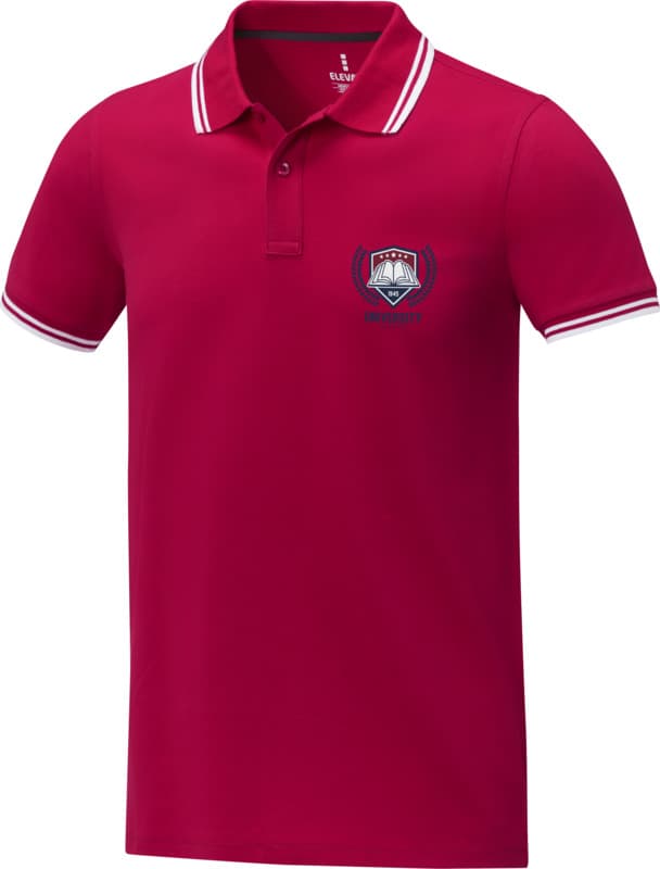 Amarago short sleeve men's tipping polo 13