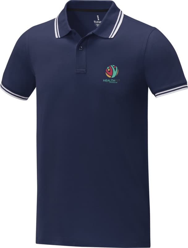 Amarago short sleeve men's tipping polo 21