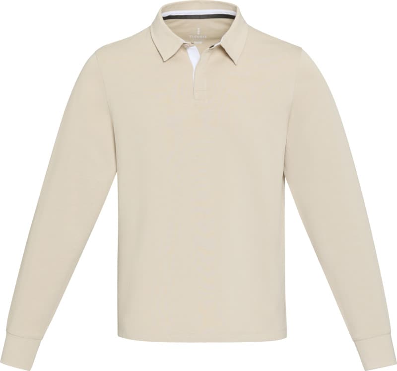 Clyde unisex organic rugby polo sweatshirt 17